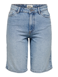 Jeansshorts mit f�nf Taschen und aufgerolltem Saum