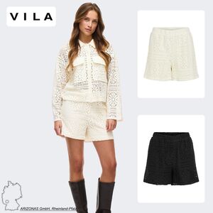 Spitzen-Shorts mit geometrischem Muster