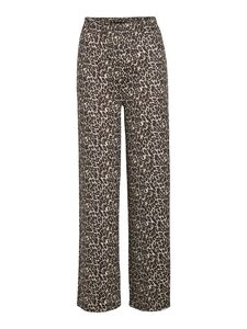 Leopardenmuster Hose mit weitem Bein und normaler Bund
