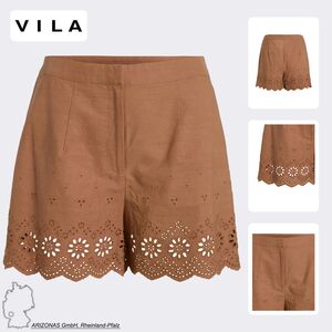 Bermuda-Shorts mit Stickerei-Details