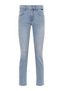 Gerade High-Waist Jeans Hose mit Five-Pocket-Style
