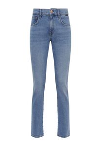 Gerade High-Waist Jeans Hose mit Five-Pocket-Style