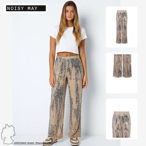 Glitzernde Pailletten-Hose mit Stretchbund