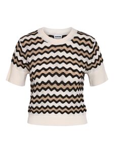 Strickshirt mit Retro-Zickzackdesign