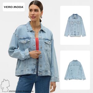 Jeansjacke mit Knopfverschluss und Klappentaschen