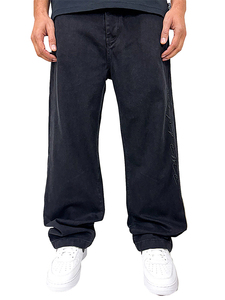 Supreme Baggy Jeans mit Supreme-Stickerei