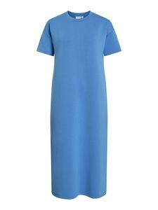 Elegantes Midi-T-Shirt-Kleid mit Rundhalsausschnitt