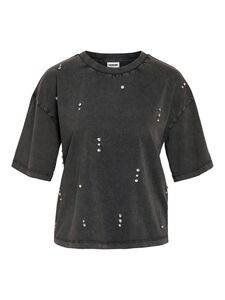 Vintage Denim T-Shirt mit Glitzer Steinen & Nieten