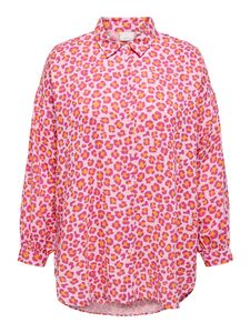 Legere Hemd Bluse Langarm mit Leopardenmuster