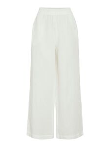 Legere Palazzo Stoffhose mit elastischem Bund und weitem Bein