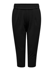 Elegante 3/4 Hose mit elastischem Bund und G�rtelschlaufen