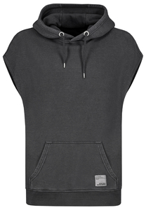 Kapuzenpullover ohne �rmel mit K�ngurutasche