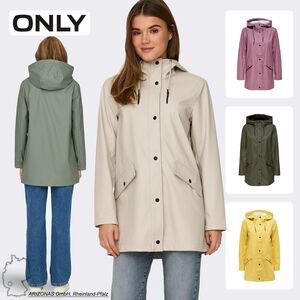 Regenmantel mit Kapuze und Druckkn�pfen