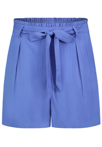 Elegante Palazzo Shorts mit elastischem Bund und Bindeband