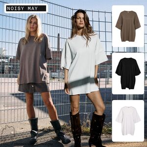 Oversize T-Shirt mit Rundhals und Kurzarm 