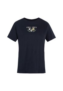 Print Design T-Shirt mit Urlaub-Motiv, Rundhals