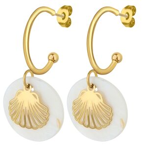 Creolen mit Muschel-Anh�nger