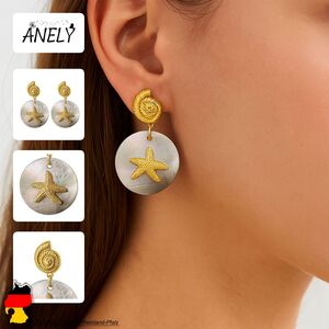 Verspielte Ohrstecker mit Seestern-Anh�nger