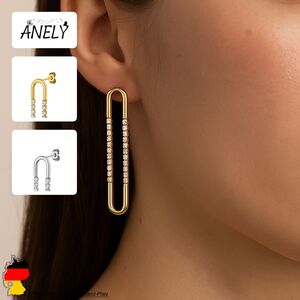 Lange Ohrstecker mit Glitzer