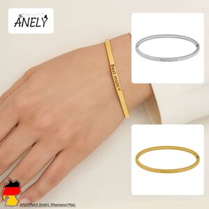 Gravierbares Armband mit Herz und Schriftzug