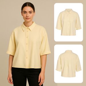 Leichtes Hemd mit kurzen �rmeln und Kragen