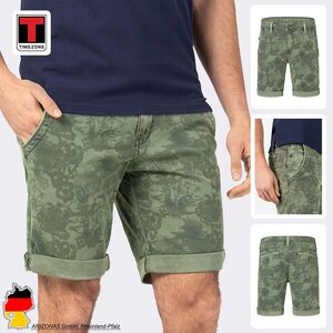 Gemusterte Bermuda Shorts mit Design