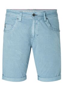 Gestreifte Bermuda Shorts mit Taschen und G�rtelschlaufen