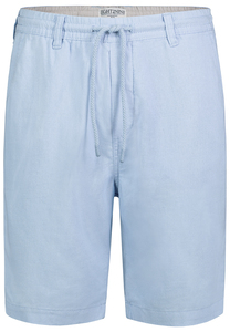 Legere Leinen Bermuda Shorts Elastische Taille 
