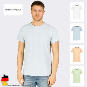 Rollkante T-Shirt mit Rundhals und Authentic Look