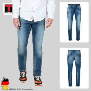 Modische Jeans mit klassischem Schnitt und modernem Design
