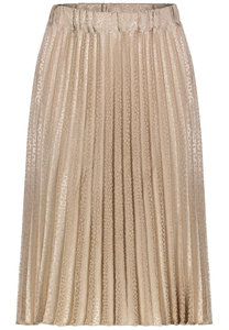 Modischer Plissierter Rock mit Leopardenmuster