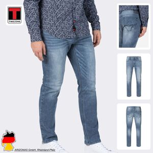 Jeans mit Stretch und ausgeprgter Waschung