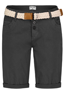 Modische Bermuda Shorts mit Flechtg�rtel und Ges��taschen