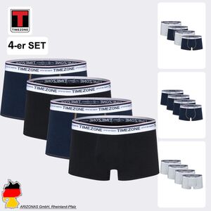 Boxershorts 4er Set mit elastischem Bund fr Herren