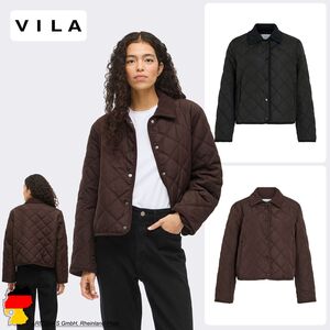 Gesteppte Jacke mit Kragen und Druckknopfverschluss