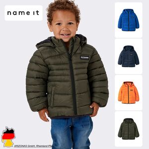 Wattierte Kapuzenjacke mit Fronttaschen