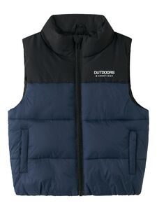 Wendbare Outdoor Weste mit Stehkragen und Rei�verschluss