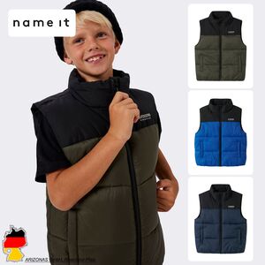 Outdoor Weste mit Stehkragen und Rei�verschluss-Front