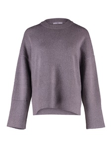 L�ssiger Pullover mit geripptem Saum und Oversize-Passform