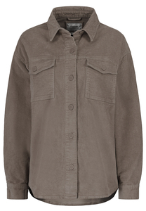 Klassisches Cord-Hemd im modernen Design mit Fronttaschen