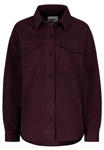 Klassisches Cord-Hemd im modernen Design mit Fronttaschen