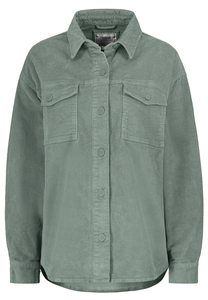 Klassisches Cord-Hemd im modernen Design mit Fronttaschen