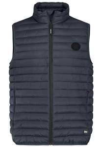 Steppweste mit hohem Kragen und Rei�verschluss