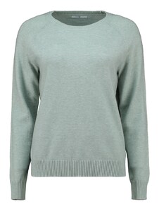 Strickpullover mit Rundhalsausschnitt und Rippb�ndchen