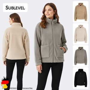 Flauschige Jacke mit aufgesetzte Taschen Teddy