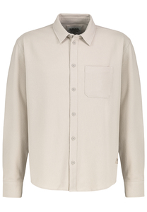 Langrmliges Hemd mit Knopfleiste und Brusttasche