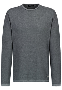 Eleganter langrmeliger Pullover mit feinem Strickmuster