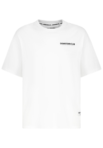Oversized T-Shirt mit Downtown Club Logo Slogan