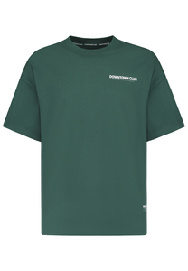 Oversized T-Shirt mit Downtown Club Logo Slogan