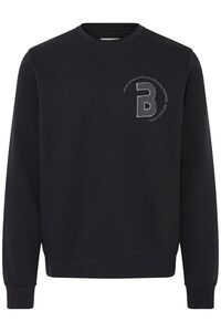 Lang�rmliges Shirt mit Rundhals und gestreiftem Muster